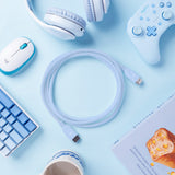 DisplayPort 2.1ケーブル 54Gbps 2m (ブルー)