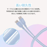DisplayPort 2.1ケーブル 54Gbps 2m (ピンク)