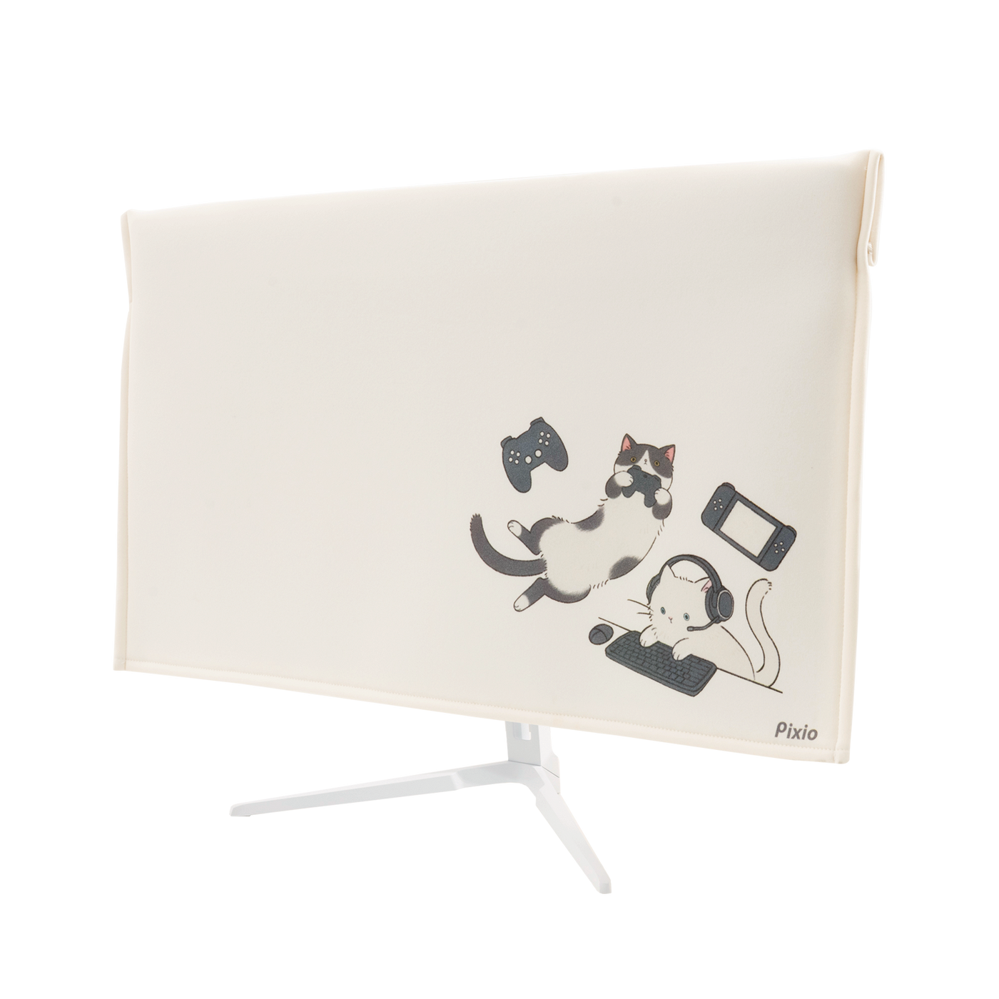 モニターカバー ゲーム猫 – Pixio