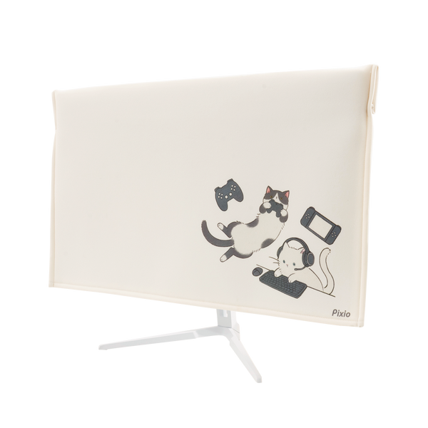 モニターカバー　ゲーム猫