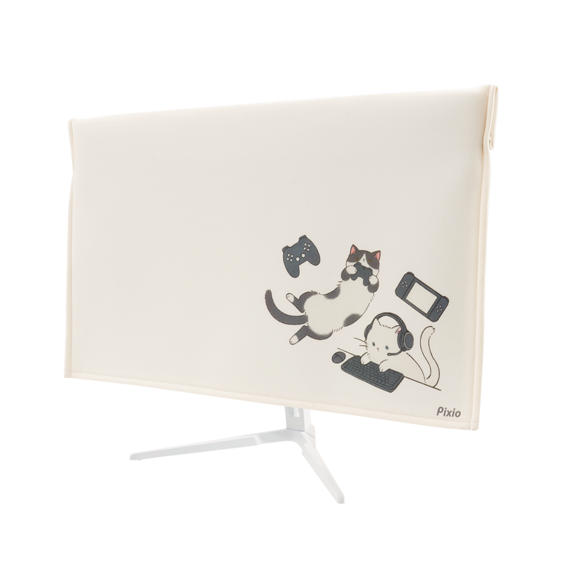 モニターカバー　ゲーム猫