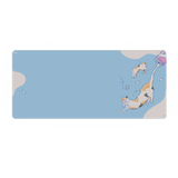 マウスパッド XXL　猫は液体(ブルー)